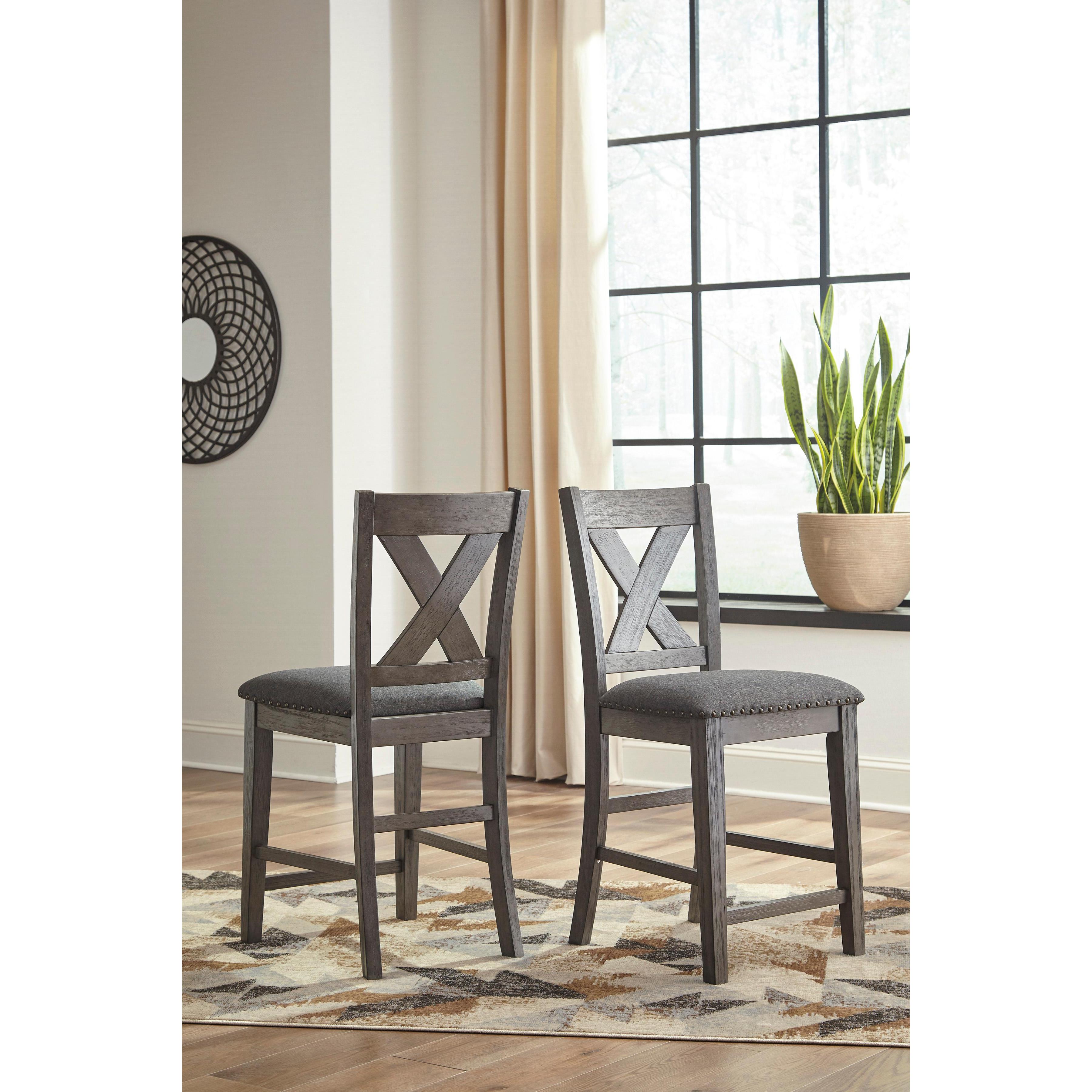 Signature Design by Ashley Caitbrook D388D2 5 pc Counter Height Dining Set - Image 3