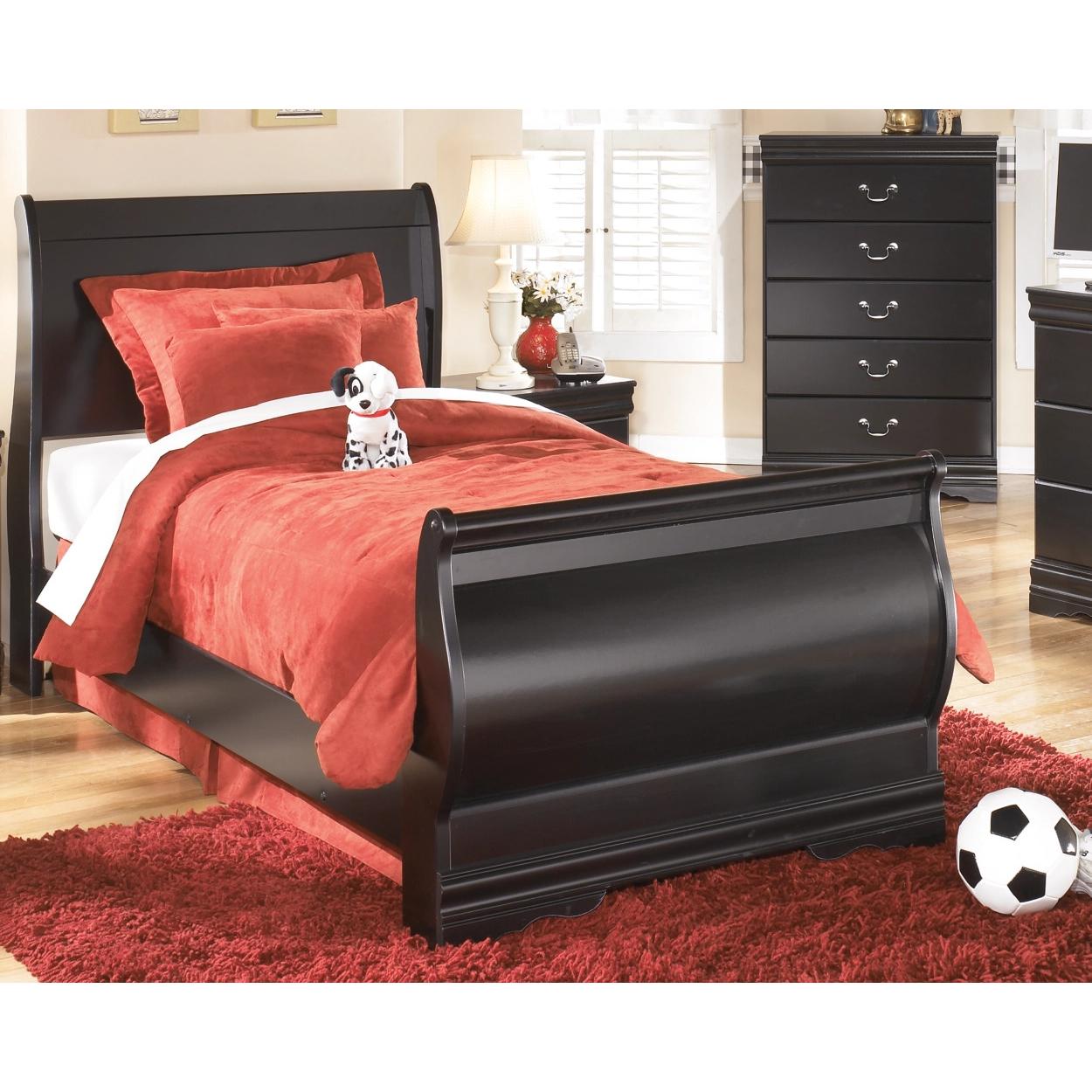 Signature Design by Ashley Huey Vineyard Twin Sleigh Bed B128-63/B128-62/B128-82 - Image 2