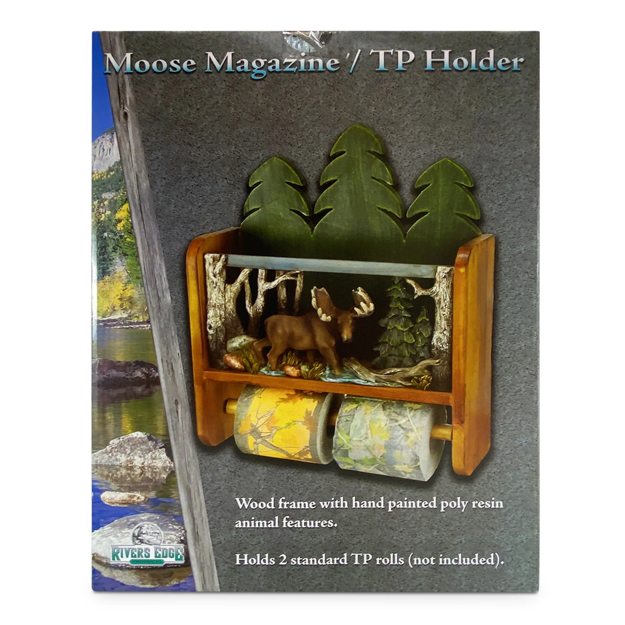 Magazine Rack TP Holder-Moose - Image 3