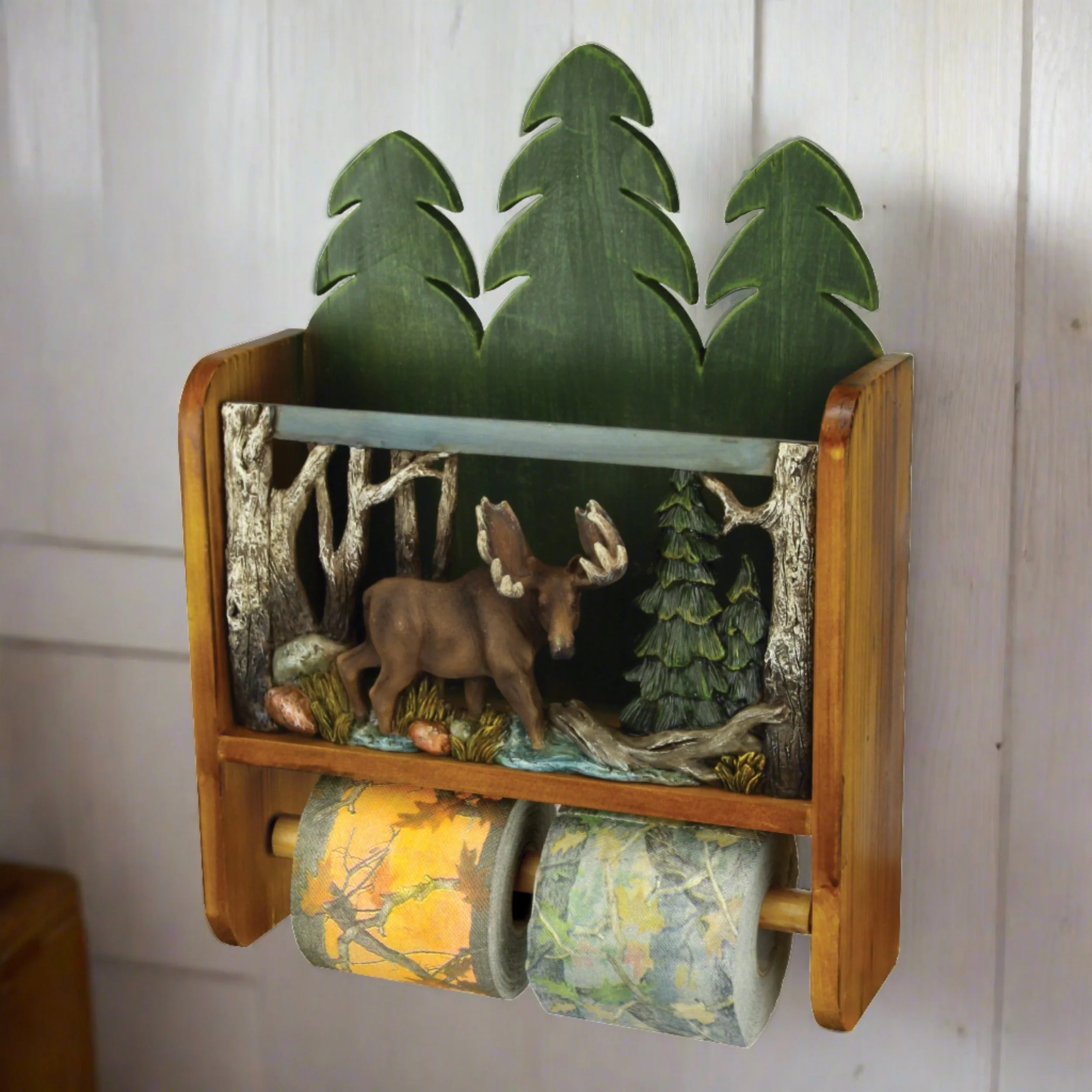 Magazine Rack TP Holder-Moose