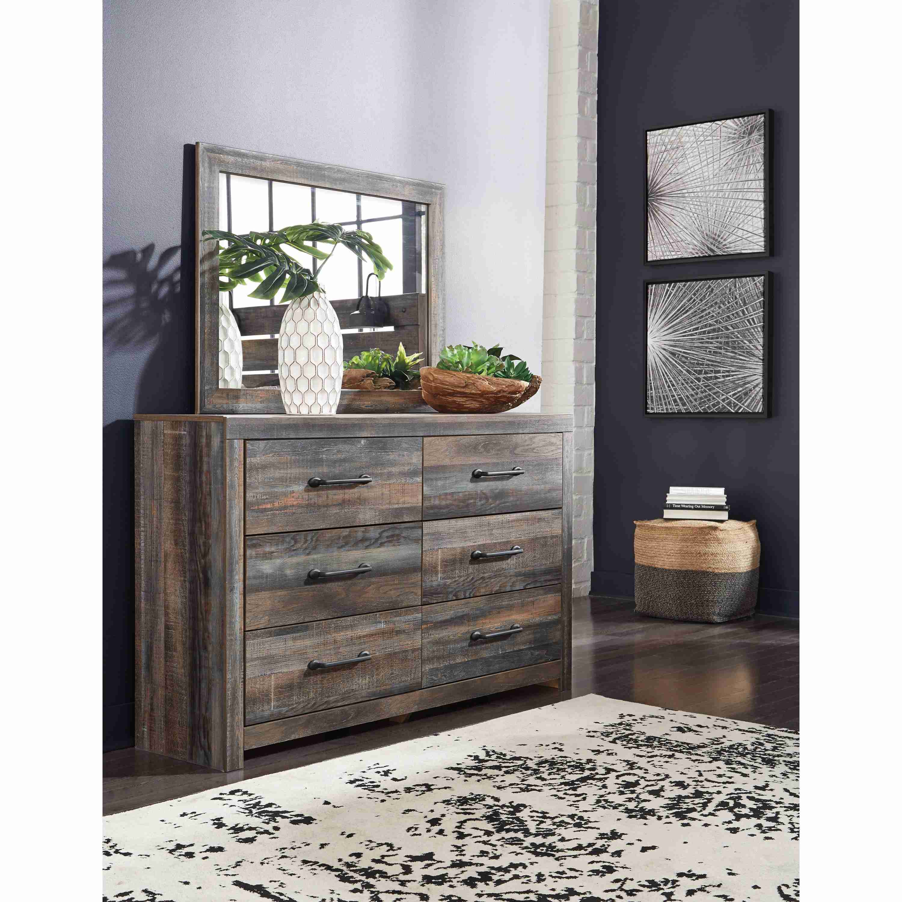 Signature Design by Ashley Drystan B211B57 6 pc Queen Panel Bedroom Set - Image 2