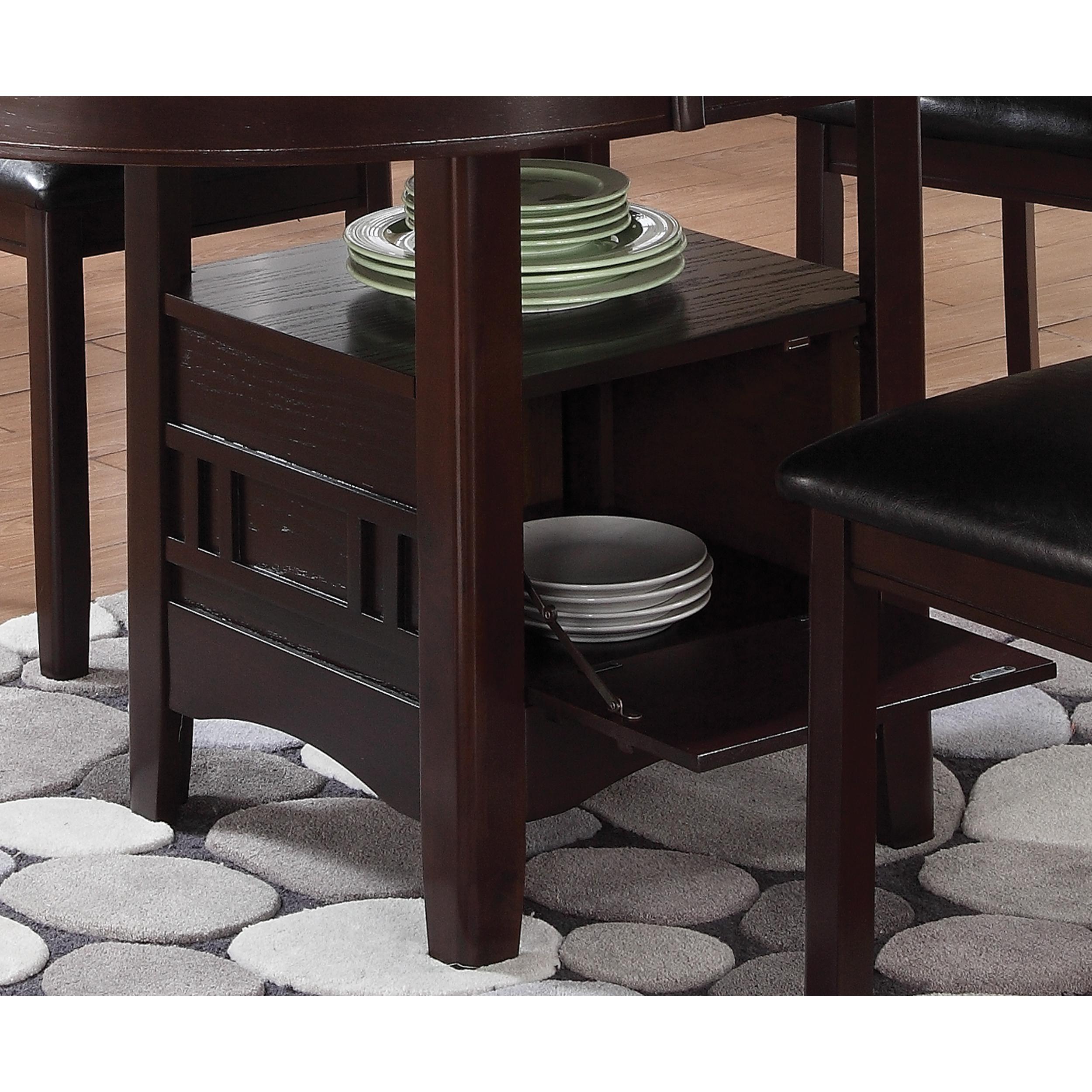 Coaster Furniture Lavon 102671 Oval 60-inch Extension Leaf Dining Table - Espresso - Image 2