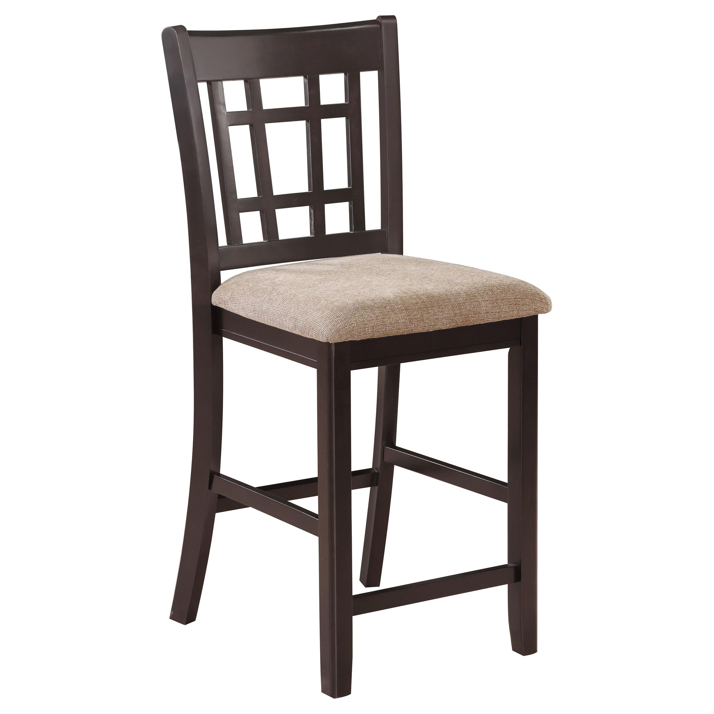 Coaster Furniture Lavon 105279 Wood Counter Chair - Tan and Espresso (Set of 2) - Image 1