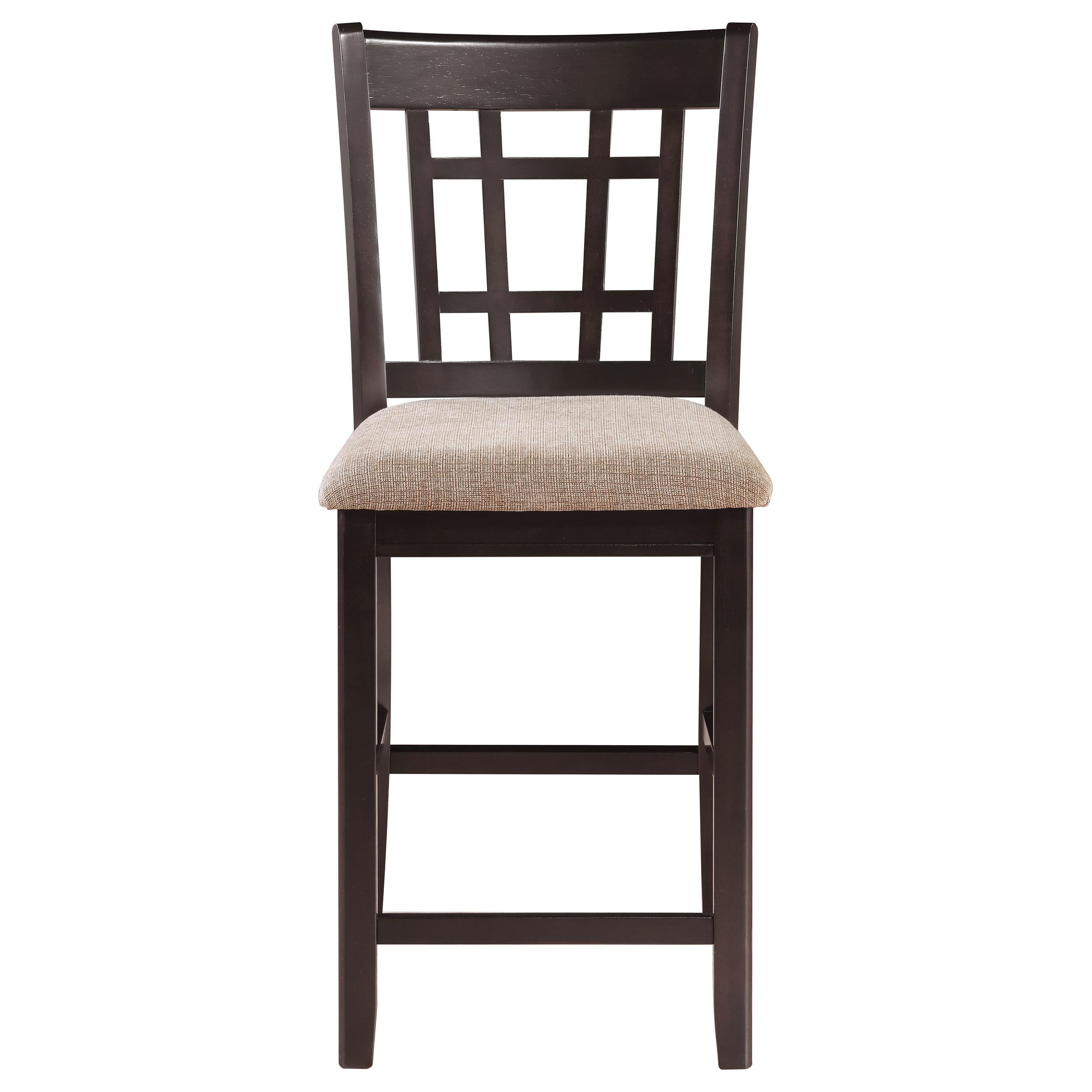 Coaster Furniture Lavon 105279 Wood Counter Chair - Tan and Espresso (Set of 2) - Image 2