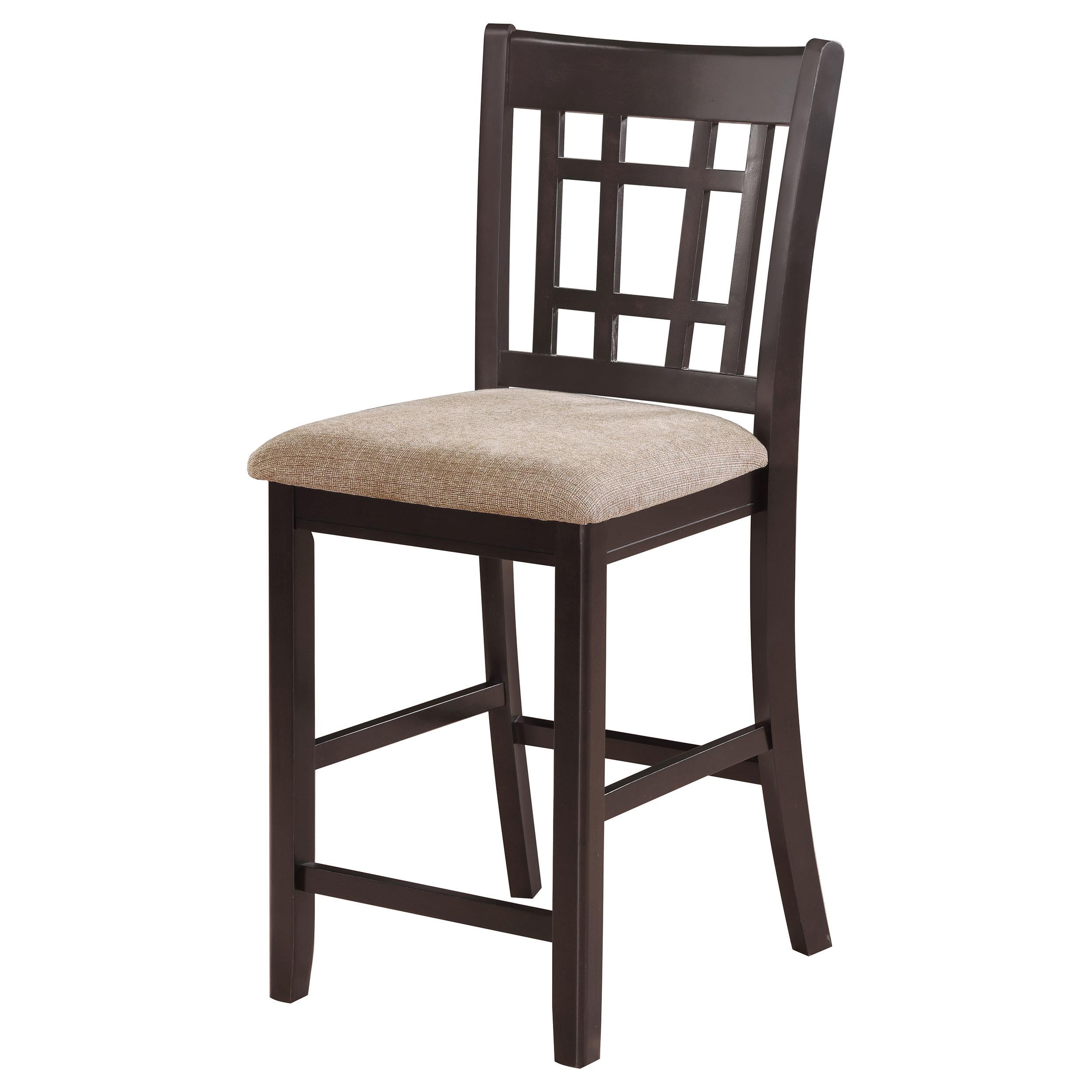 Coaster Furniture Lavon 105279 Wood Counter Chair - Tan and Espresso (Set of 2) - Image 3