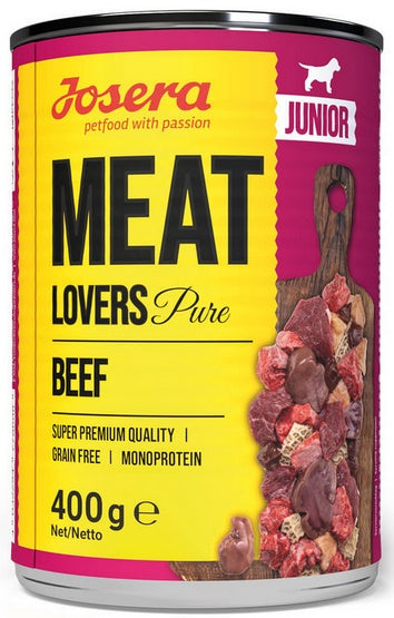 Josera Meat Lovers Pure Junior Wołowina puszka 400g - Image 2