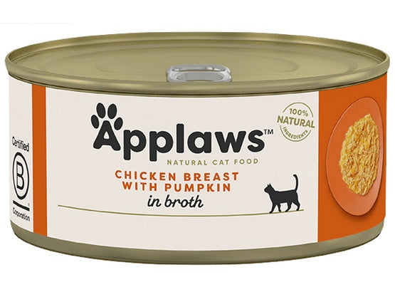 Applaws puszka dla kota Kurczak i Dynia 70g - Image 1