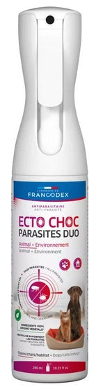 Francodex ecto choc parasites duo – mgiełka bez spłukiwania na pasożyty zewnętrzne – 290 ml