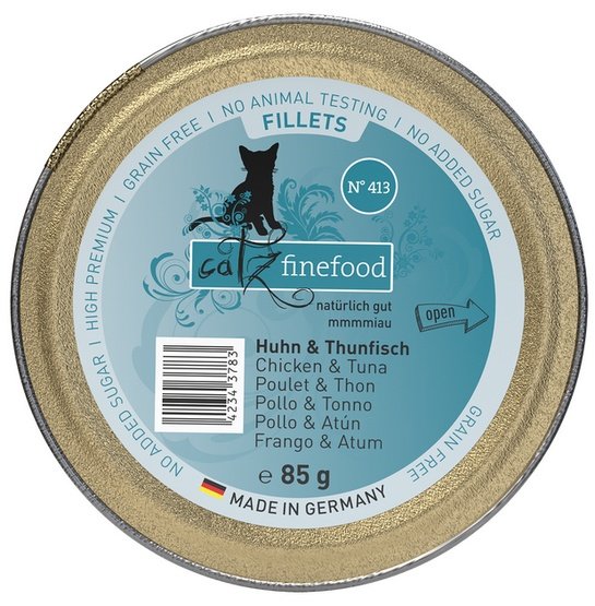 Catz Finefood Filety N.413 Kurczak/Tuńczyk tacka 85g - Image 1