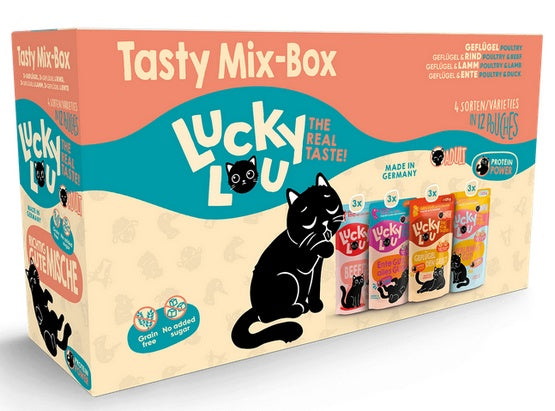 Lucky Lou Lifestage Adult Tasty Mix-Box saszetki 12x125g - Image 3