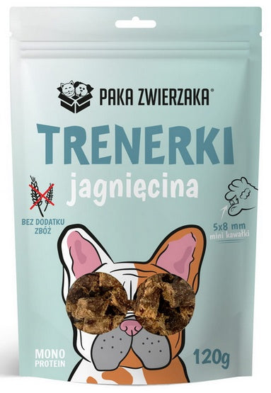 Paka Zwierzaka trenerki jagnięcina 120 g - miękkie mini kąski do treningu - Image 1