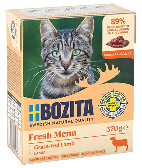 Bozita z jagnięciną kawałki w sosie 370 g – MacroGard® dla wsparcia odporności