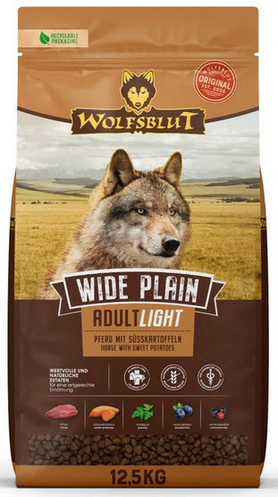 Wolfsblut Dog Wide Plain Adult Light - konina i bataty 12,5kg - Image 1