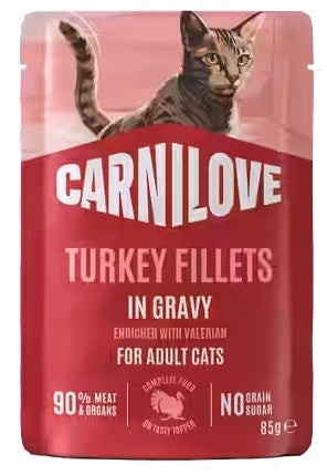 Carnilove Cat Turkey - indyk w sosie saszetka 85g - Image 1