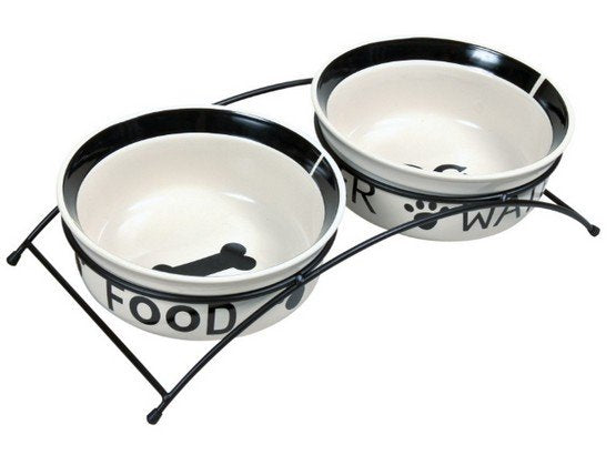 Trixie Miski ceramiczne 0,6L na stojaku [24641] - Image 1