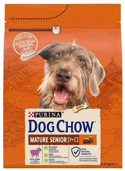 Purina dog chow mature senior jagnięcina - codzienne wsparcie starszego psa - worek 2,5 kg - Image 1
