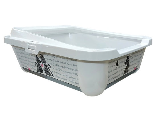 Kuweta Yarro/Moderna Trendy duża z ramką 50 cm – mniej rozsypanego żwirku