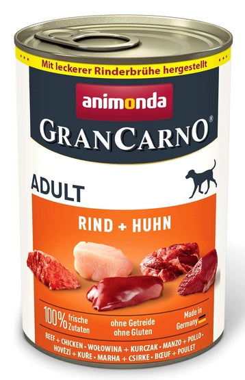 Animonda GranCarno Original Adult Rind Huhn Wołowina + Kurczak puszka 400g - Image 1
