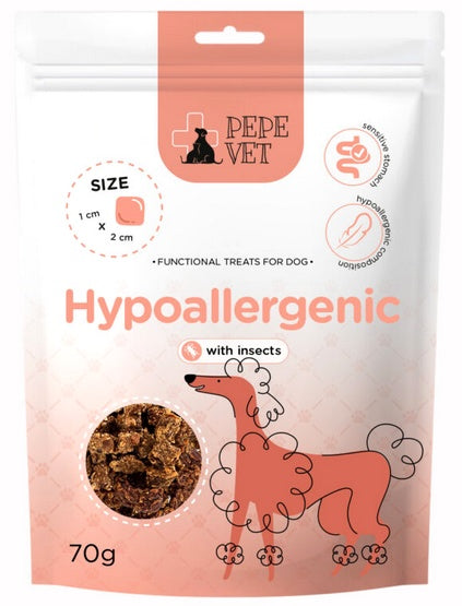 Paka Zwierzaka PEPE VET Hypoallergenic Insect 70g – białko z owadów dla wrażliwych psów