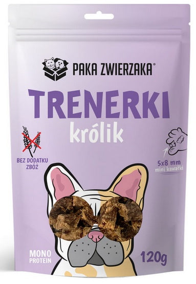 Paka Zwierzaka Trenerki Królik 120g - monoproteinowe mini kąski do treningu - Image 1
