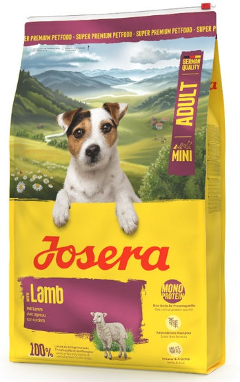 Josera mini adult lamb – monobiałkowa karma z jagnięciną dla małych psów 3 kg - Image 1