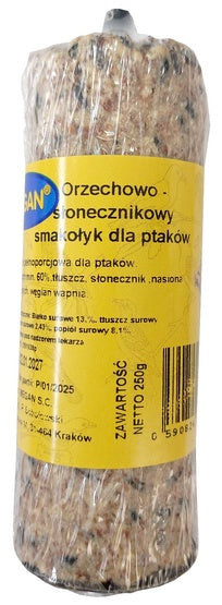 Megan orzechowo-słonecznikowy przysmak dla dzikich ptaków – wysoka energia na zimę