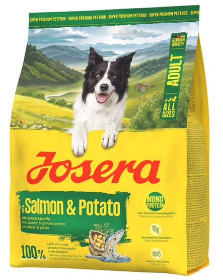 Josera salmon & potato – bezzbożowa karma monobiałkowa z łososiem 900 g - Image 1