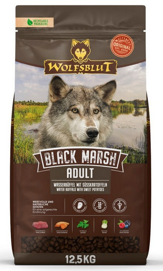 Wolfsblut Dog Black Marsh - bawół i dynia 12,5kg - Image 1