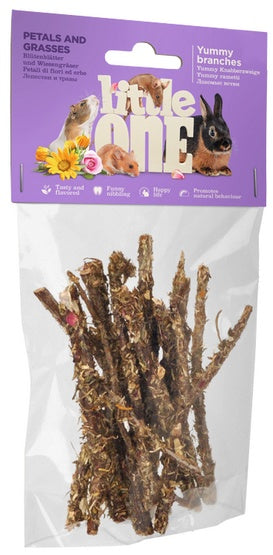 Little One gałązki z płatkami i trawami 35 g – wspiera ścieranie zębów