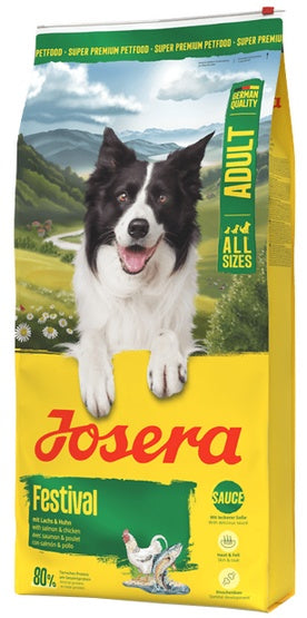 Josera Adult Festival 12,5 kg – sucha karma z sosem dla wybrednych psów (drób i łosoś)