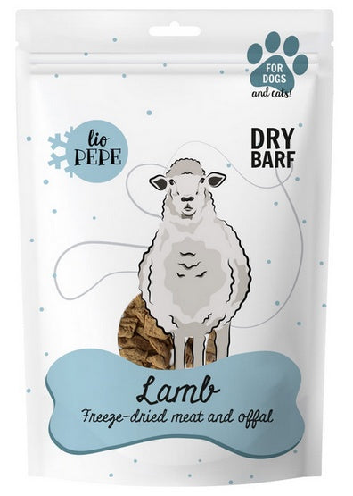 Paka Zwierzaka Lio PEPE Lamb (płuco jagnięce) 30 g - liofilizowany przysmak human grade - Image 1