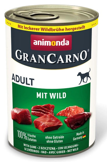 Animonda GranCarno Original Adult Wild Dziczyzna puszka 400g - Image 1