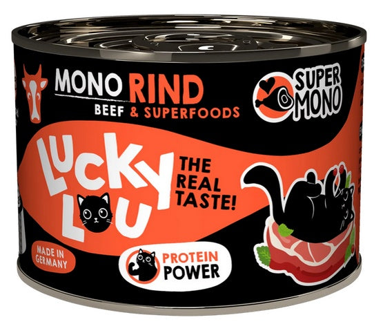 Lucky Lou SuperMono Wołowina puszka 200g - Image 1