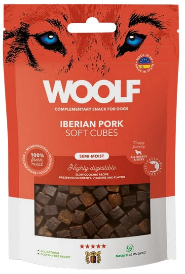 Woolf Soft Cubes Iberian Pork 100g - Image 2