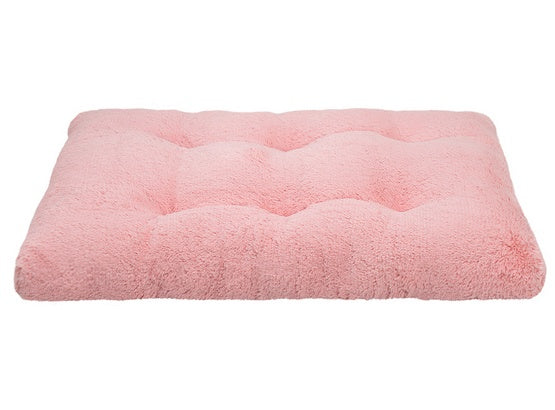 MIMIKO Pets legowisko Shaggy prostokątne XXL 115x75 cm różowe - antypoślizgowy spód i puszysty komfort - Image 1