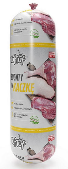 TUF TUF baton z kaczką 900g – pełnoporcjowa mokra karma w wygodnym batonie