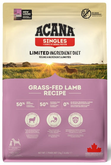 Acana Singles Grass-Fed Lamb 2kg - Image 1