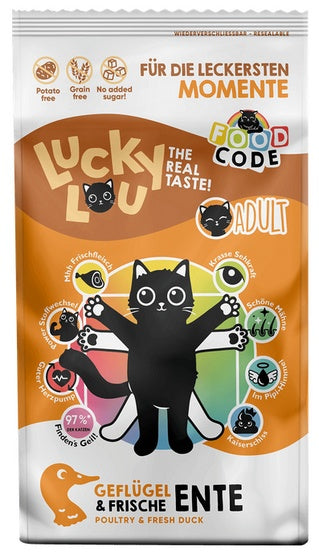Lucky Lou Food Code Lifestage Adult Drób & Kaczka 340g