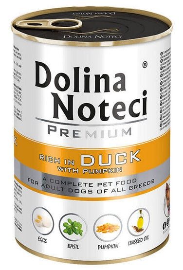 Dolina Noteci Premium Pies Kaczka i dynia puszka 400g - Image 1