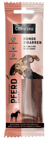 Chewies Hundezigarren Pferd & Hanf - konina & konopie 75g - Image 2