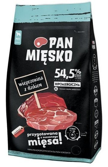 Pan Mięsko Karma sucha dla psa - wieprzowina i dzik chrupki XL 20kg - Image 1