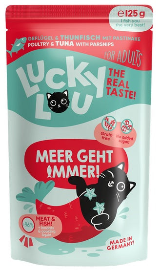 Lucky Lou Lifestage Adult Drób i tuńczyk saszetka 125g - Image 2