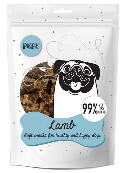 Paka Zwierzaka PEPE Mini Chunkies Lamb 70g - miękkie mini kawałki z jagnięciny - Image 1