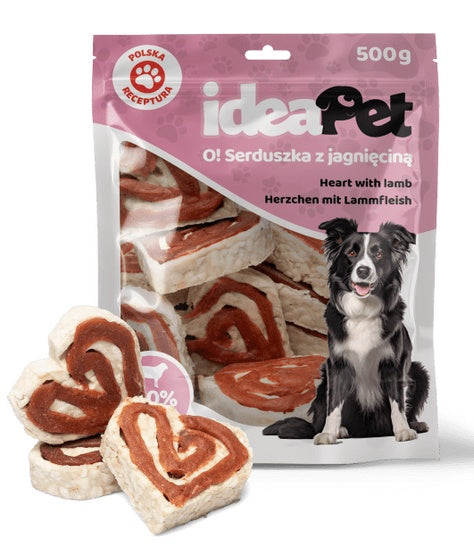 IdeaPet O! Serduszka z jagnięciną 500g - Image 1