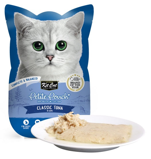 Kit Cat Petite Pouch Classic Tuna saszetka 70g – bezzbożowa karma z tuńczykiem