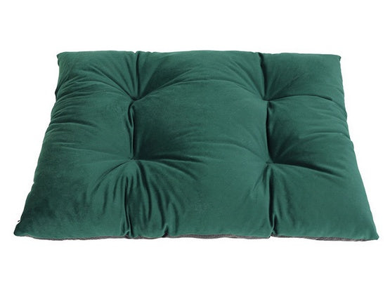 MIMIKO Pets Legowisko Poducha Velvet 70x50cm butelkowa zieleń - Image 1
