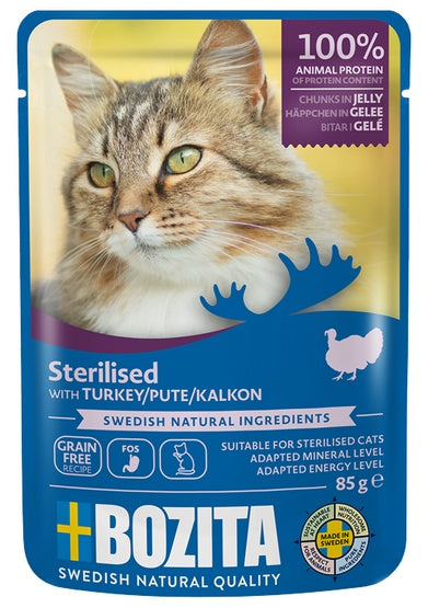Bozita Cat Sterilised Indyk w galaretce saszetka 85g - Image 1