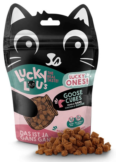 Lucky Lou Lucky Ones Cubes Kurczak & Gęś 80g - Image 1