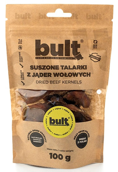 bult suszone talarki z jąder wołowych 100 g - naturalna przekąska do chrupania - Image 1