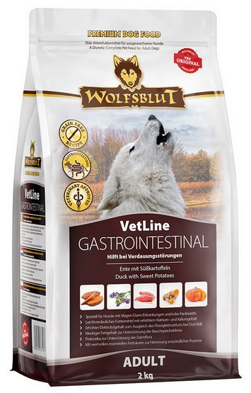 Wolfsblut Dog VetLine Gastrointestinal - kaczka i bataty 2kg - Image 1